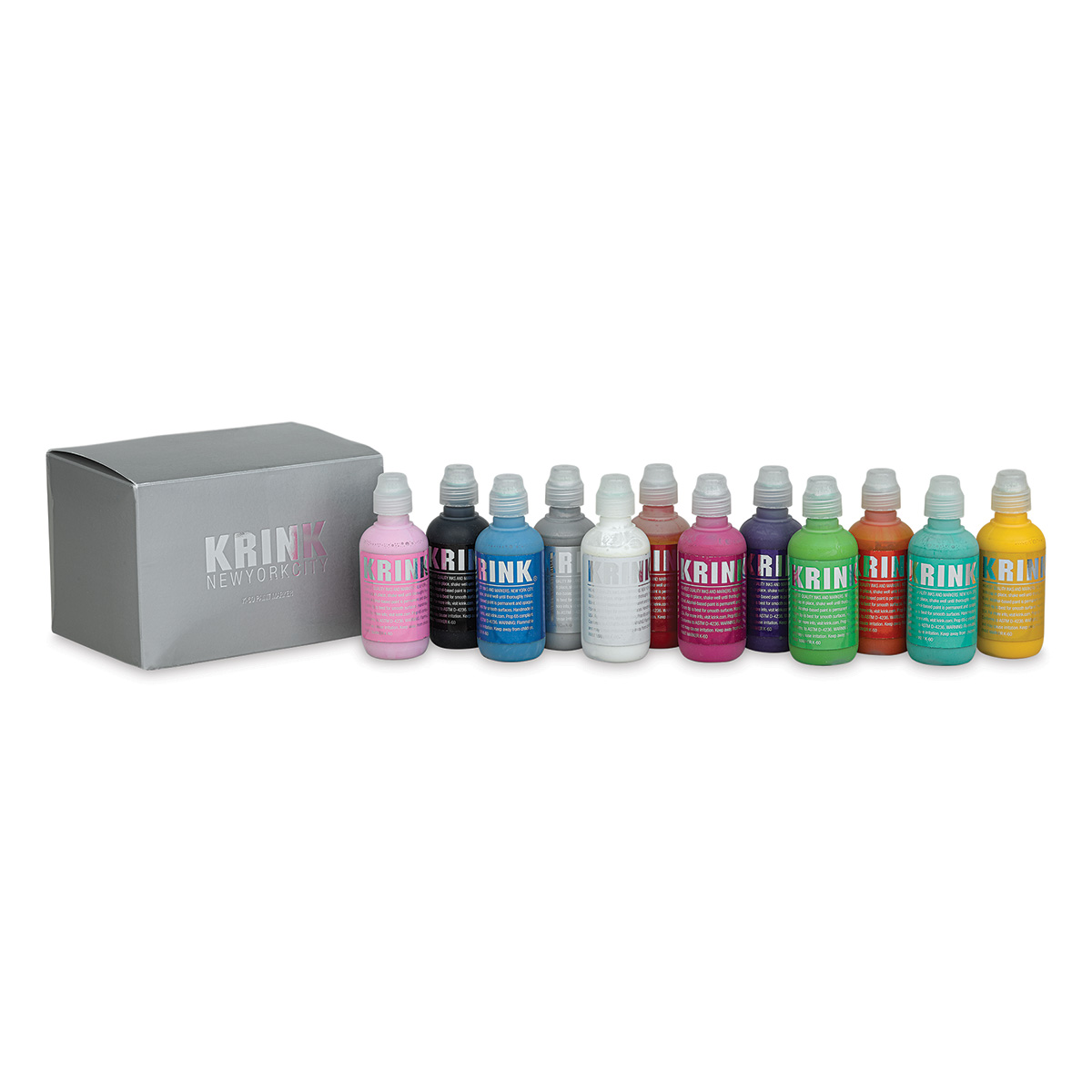 Krink K-60 Dabber Paint Marker Box Set of 6, 60ml Assorted