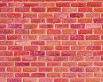 Plastruct Patterned Sheets, Brick, Rough, 1:24 Scale (finished example)