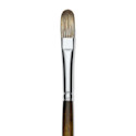 Silver Brush Monza Synthetic Mongoose Artist Brush - Long Handle, Filbert, Size 10