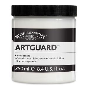 Winsor & Newton Artguard Barrier Cream - Front view of 250 ml jar of cream