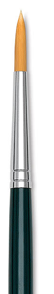 Open in modal - Da Vinci Nova Brush - Round, Long Handle, Size 12 close up