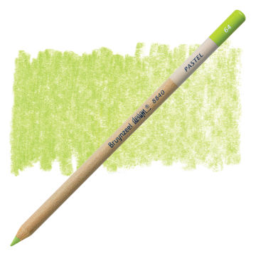 Bruynzeel Design Pastel Pencil - Lime 64 (swatch and pencil)