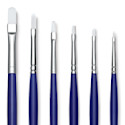 Blick Scholastic Wonder White Brush Set - Filbert, Long Handle, Set of 6