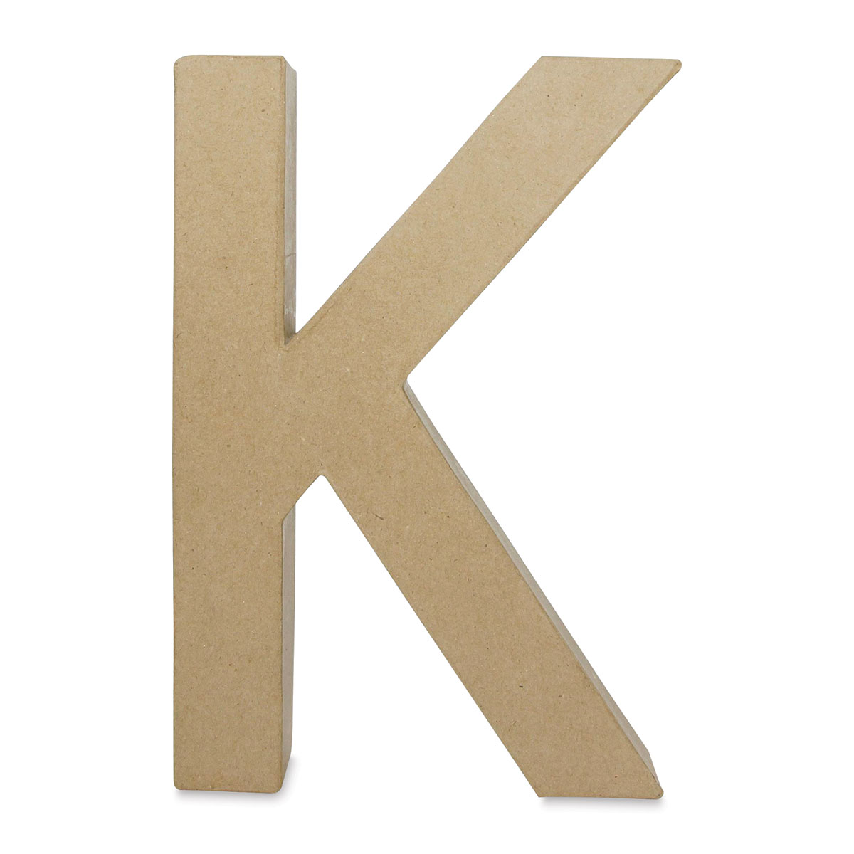 DecoPatch Paper Mache Funny Letter - K, Uppercase, 8-1/2' W x 12' H x 2' D