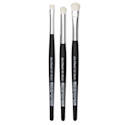 Da Vinci Synthetic Dry Brushes - Assorted, Short Handle, Set of 3