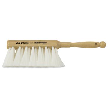 Open in modal - Da Vinci White Synthetic Dusting Brush - Long Handle, 12 mm x 60 mm