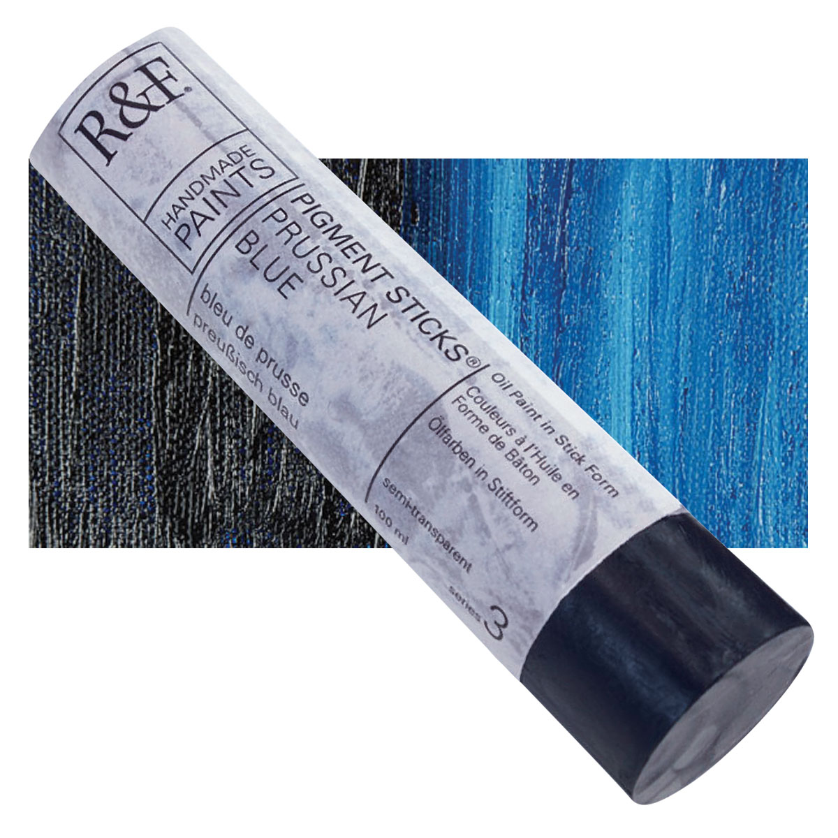 R&F Handmade Paints 2631 Oil Pigment Stick 100ml Prussian Blue