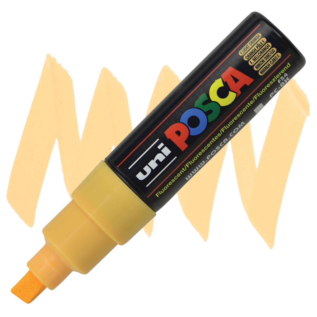 Uni Posca Paint Markers - Basic Colors, Set of 8, Medium Tip, 2.5 mm