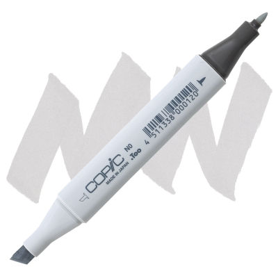 Copic Classic Marker - Neutral Gray N-0 swatch and marker