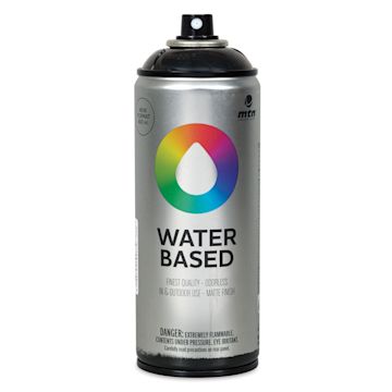 Open in modal - MTN Water Based Spray Paint - Transparent Black, 400 ml Can