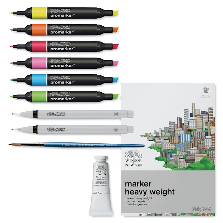 Winsor & Newton Mixed Media Set Illustration BLICK Art Materials