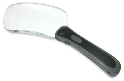 Carson RimFree LED Magnifiers - Top view of Rectangular RimFree Magnifier
