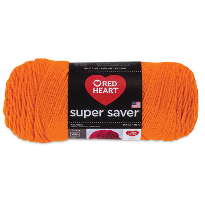 Red Heart Super Saver Yarn-Pumpkin