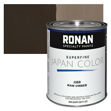 Open in modal - Ronan Superfine Japan Color - Raw Umber - Can and Swatch