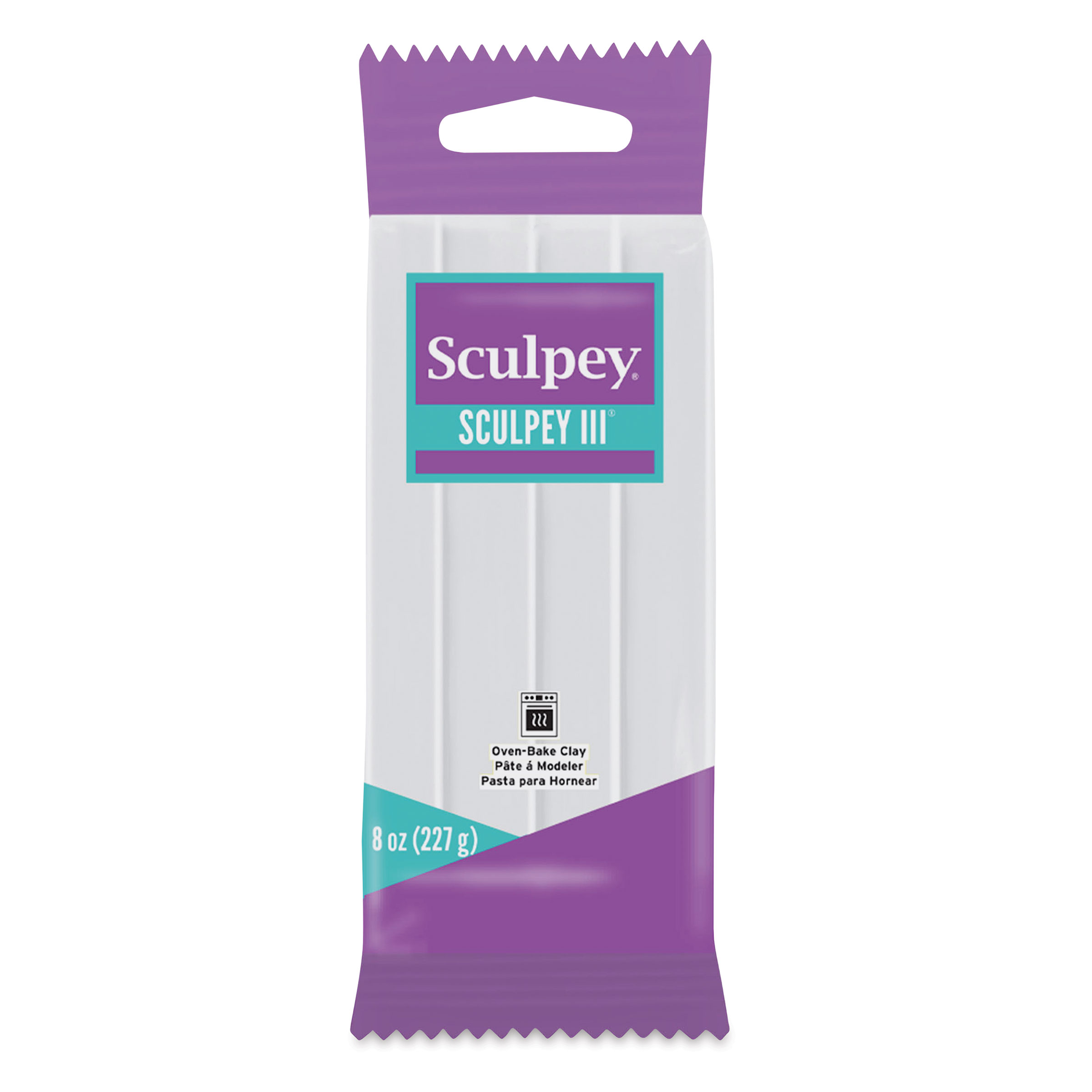 Sculpey Sculpey III Oven-Bake Polymer Clay 1lb White 001