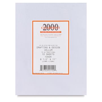 Open in modal - Clearprint Drafting Velllum - 8-1/2" x 11", 10 Sheets