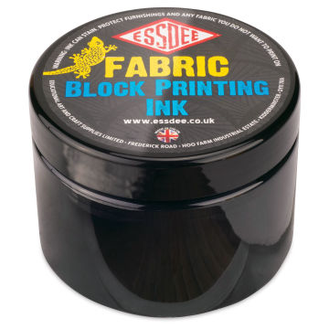 Essdee Fabric Block Printing Inks - Black, 150 ml