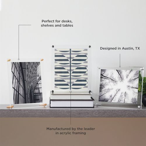 Wexel Art Acrylic Tabletop Frames, uses and features