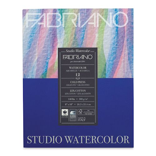 Fabriano Studio Watercolor Pad - 8