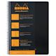Rhodia Wirebound Meeting Notebook - Black, Dot Grid, 11-3/4" x 9"