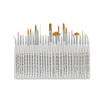 Silver Brush Ultra-Mini Brush Set - Set of 29