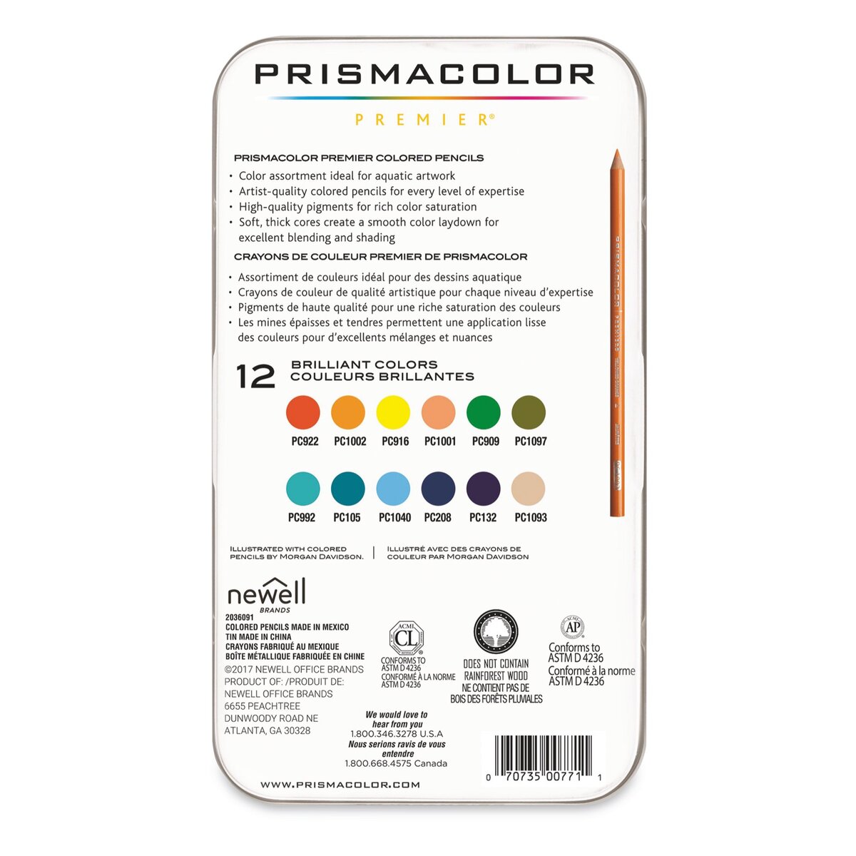Prismacolor Premier Colored Pencils - Under the Sea Set - Artist &  Craftsman Supply