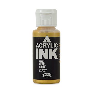 Open in modal - Holbein Acrylic Ink - Pearl Gold, 30 ml