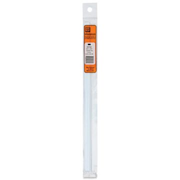 Open in modal - Plastruct Plastic Strip - Pkg of 10, 0.04" H × 0.06" W × 10" L - front of packaging