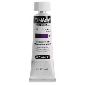 Open in modal - Schmincke Primacryl Professional Acrylic Paint - Manganese Violet, 60 ml Tube