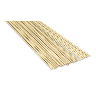 Bud Nosen Balsa Wood Sticks - 3/32" x 3/32" x 36", Pkg of 48 (view of the ends)