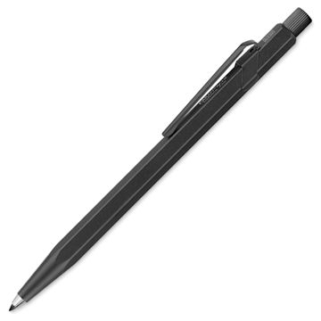 Open in modal - Caran d'Ache Fixpencil Black Code Mechanical Pencil, clip shown