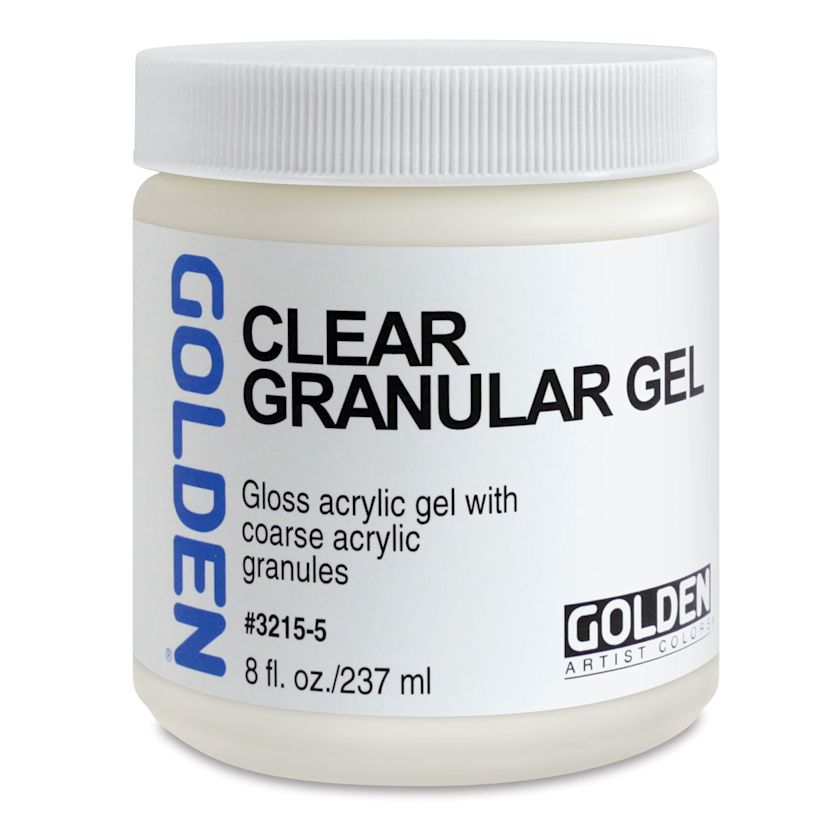 Golden Acrylic Clear Granular Gel Mediums BLICK Art Materials