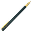 Faber-Castell Neo Slim Fountain Pen - Black Matte and Rose Gold, Broad Tip
