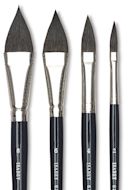 Isabey Cat's Tongue Pointed Oval Wash