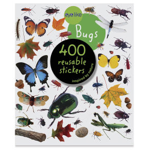 Eyelike Bugs Reusable Stickers, Book Cover