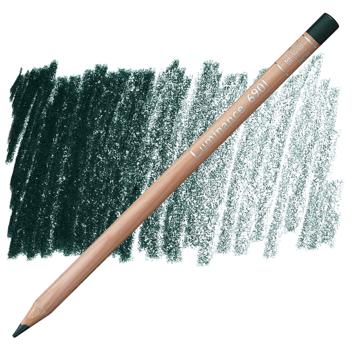 Caran d'Ache Luminance Colored Pencil - Dark Sap Green