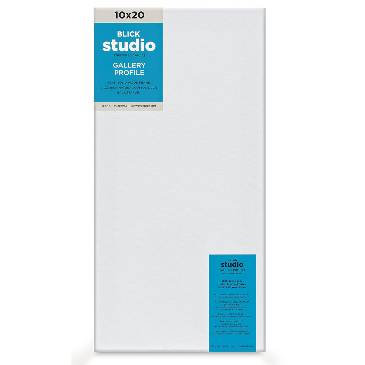 Blick Studio Stretched Cotton Canvas - Gallery Profile, 10