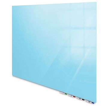 Open in modal - Ghent Aria Magnetic Glassboard - 4 ft x 6 ft, Blue