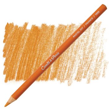 Open in modal - Conté à Paris Pastel Pencil - Yellow Ochre pencil and swatch