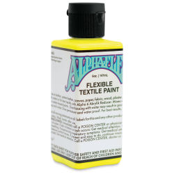 Alpha6 AlphaFlex Textile and Leather Paint - Electroshock Yellow, 147 ml, Bottle