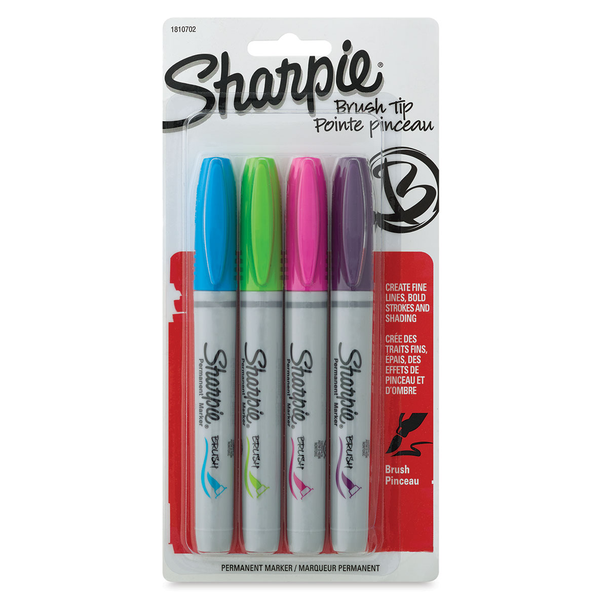 Sharpie Brush Tip Permanent Markers | BLICK Art Materials