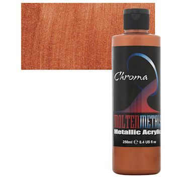 Open in modal - Chroma Molten Metals Acrylic - Copper and swatch
