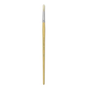 Open in modal - Blick Academic Bristle Brush - Round, Long Handle, Size 12