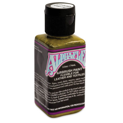 Alpha6 AlphaFlex Airbrush Textile and Leather Paint - Army Green, 2.5 oz