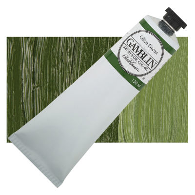 Gamblin Artist's Oil Color - Olive Green, 150 ml tube