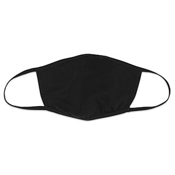 Open in modal - Bella Canvas Adult Reusable Face Mask - Black, M/L, Package of 5
