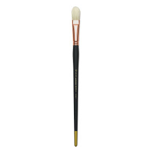 Blick Masterstroke Interlocking Bristle Brush - Filbert, Long Handle, Size 10