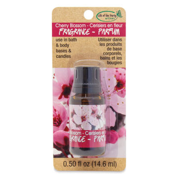 Life of the Party Soap Fragrances - Front of blister package of Cherry Blossom Fragrance
