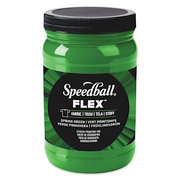 Open in modal - Speedball Flex Screen Printing Fabric Ink - Spring Green, 32 oz