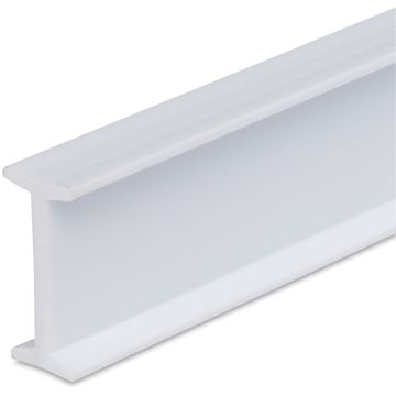 Open in modal - Plastruct Styrene Structural I Beams - Pkg of 3, 5/8'' H x 5/16'' W x 15'' L